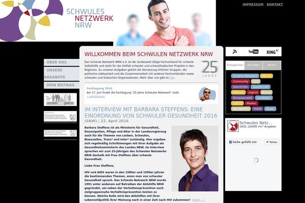 WordPress website example screenshot
