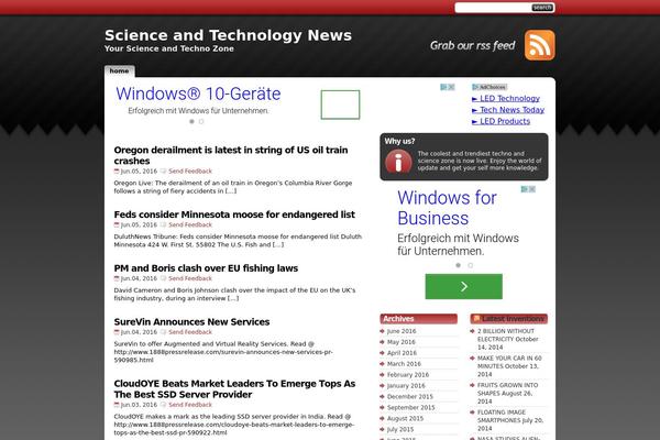 Studiopress_red theme site design template sample