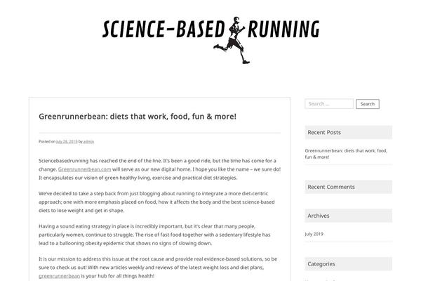 sciencebasedrunning.com site used Noto Simple