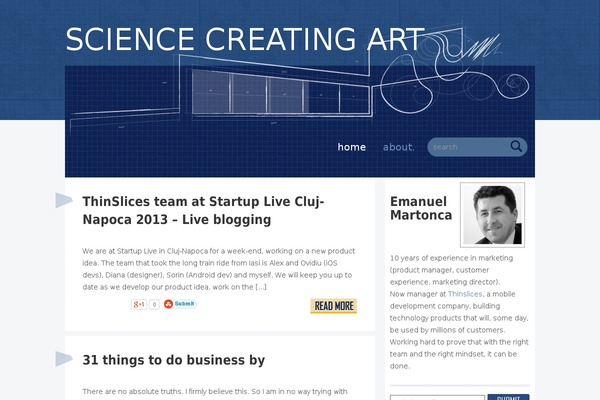 WordPress website example screenshot