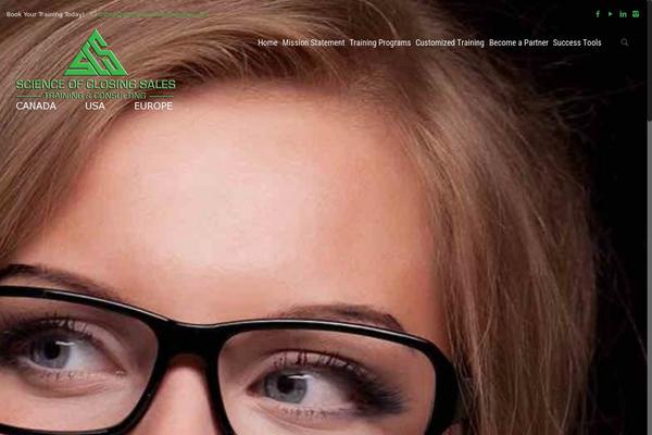 BeTheme Child theme site design template sample