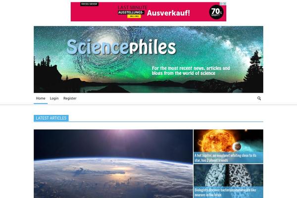 sciencephiles.com site used Newspaper_theme