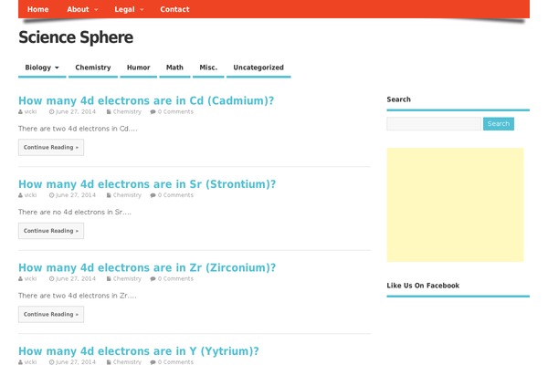 sciencesphere.net site used MesoColumn
