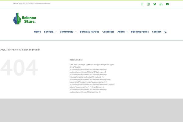 WordPress website example screenshot