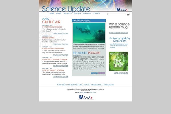 scienceupdate.com site used Sciup