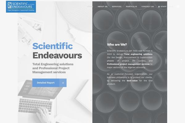 Bridge theme site design template sample