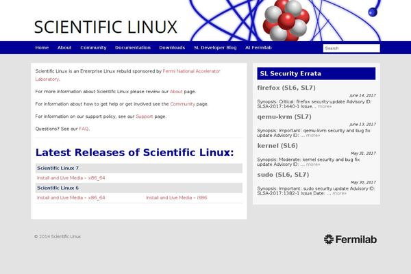 scientificlinux.org site used Masterblog-scientificlinuxorg