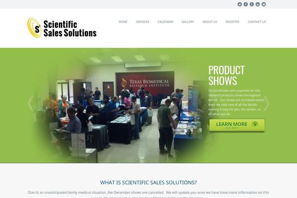 scientificsalessolutions.com site used Optima-child