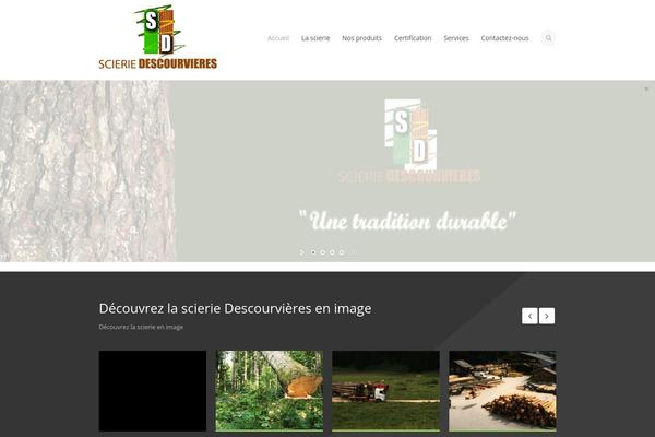scieriedescourvieres.fr site used Industic-child