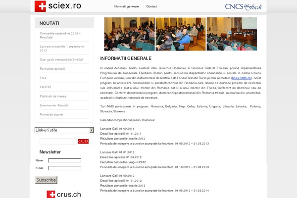 sciex.ro site used Sciex