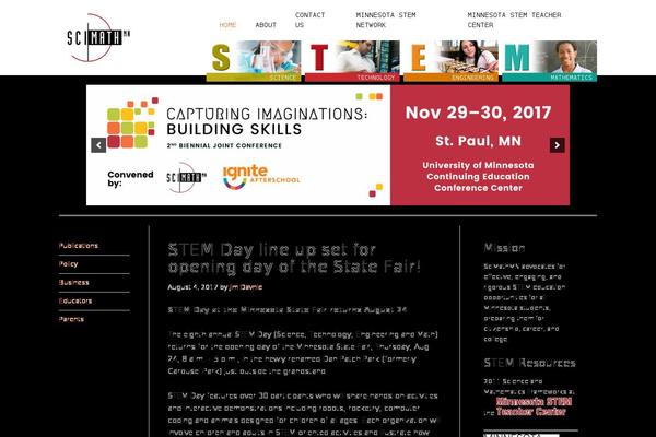scimathmn.org site used Scimathmn