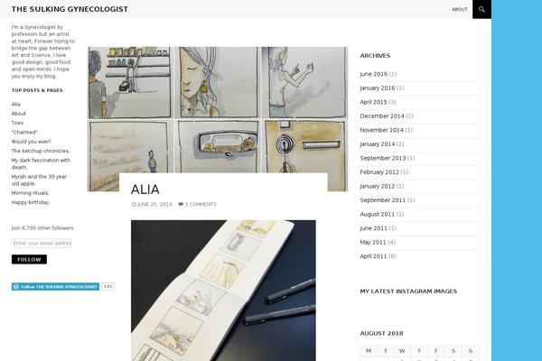 WordPress website example screenshot