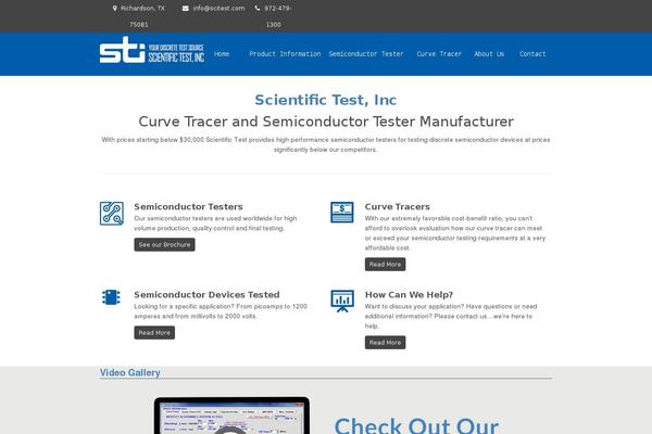 scitest.com site used Sti-theme
