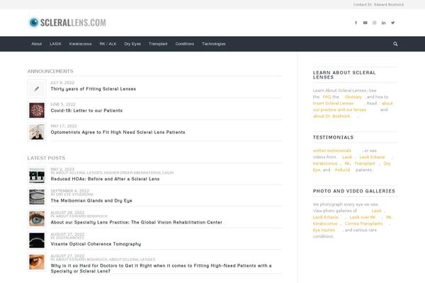 Enfold theme site design template sample