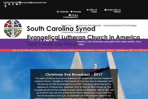 sclutheran.org site used Strata-child