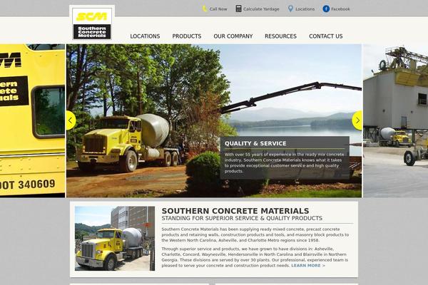 scmusa.com site used Southern-concrete