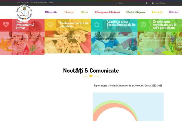 Preschool theme site design template sample