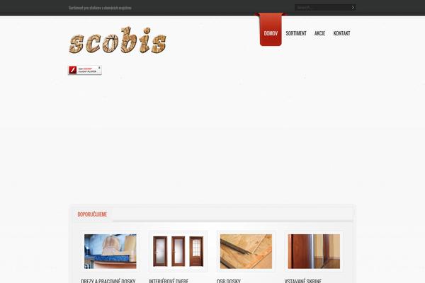 scobis.sk site used Theme1374