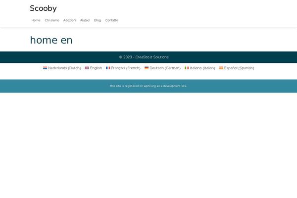 WordPress website example screenshot