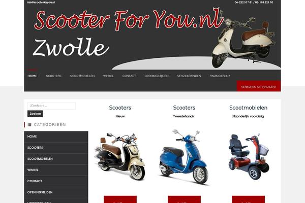 scooterforyou.nl site used Scooterforyou