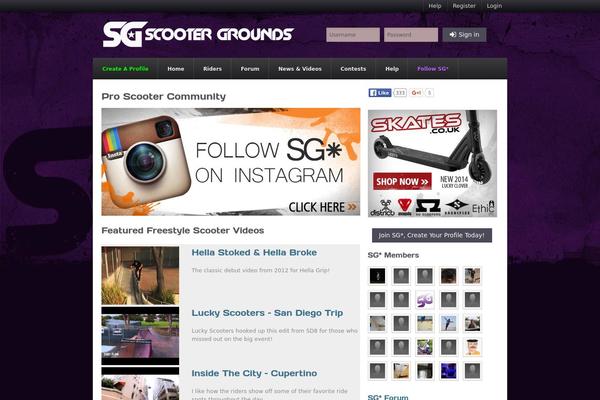 scootergrounds.com site used Scootergrounds-razor