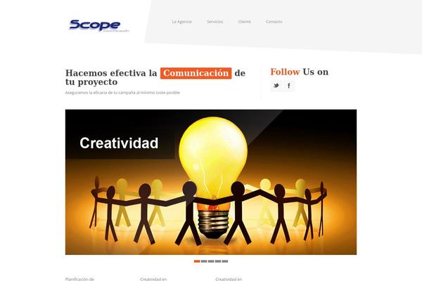 scopecomunicacion.com site used Lumenosity