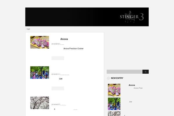 Stinger3ver20140124 theme site design template sample