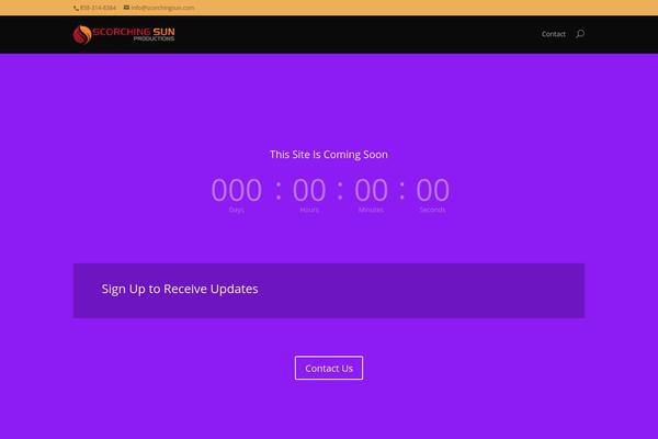 Divi theme site design template sample