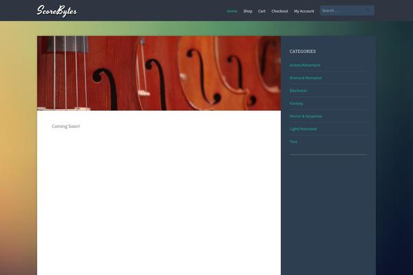 WordPress website example screenshot