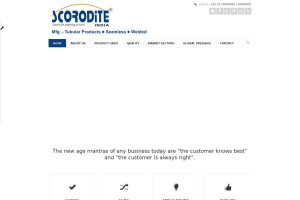 Goodnex theme site design template sample