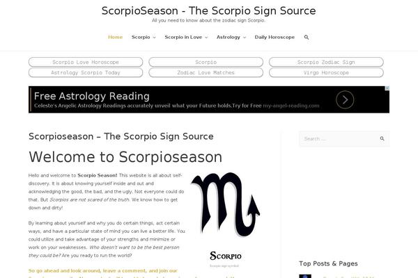 scorpioseason.com site used Tenku