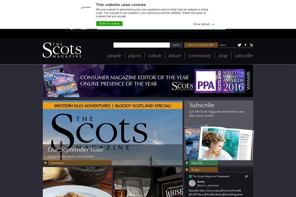 scotsmagazine.com site used Selkie-plus