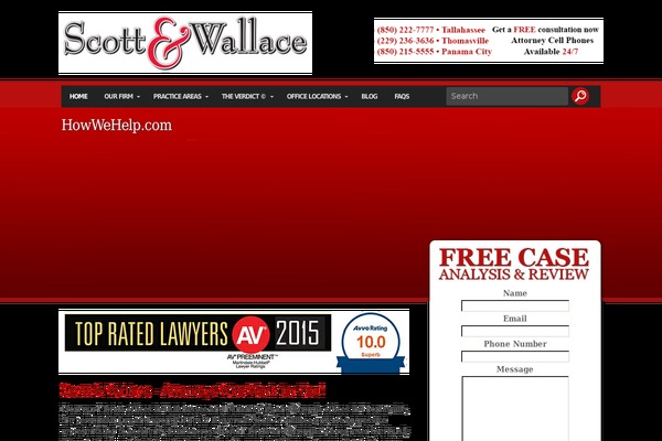 scottandwallacelaw.com site used Attorneypress
