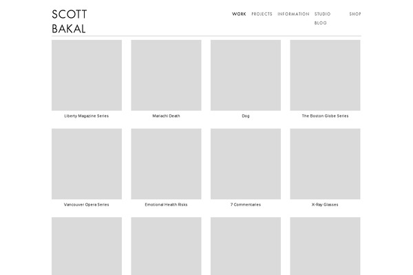Portfolio2 theme site design template sample