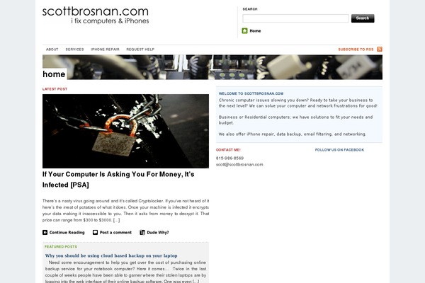 scottbrosnan.com site used The Morning After