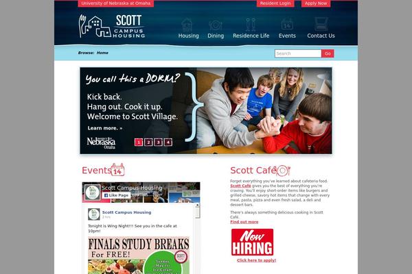 Scott theme site design template sample