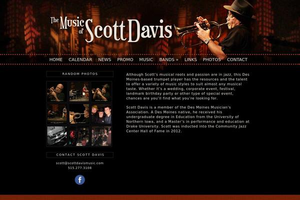 scottdavismusic.com site used Custom-sdavis