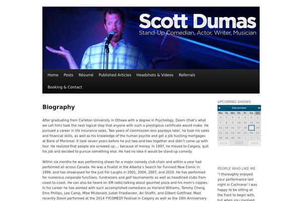 WordPress website example screenshot
