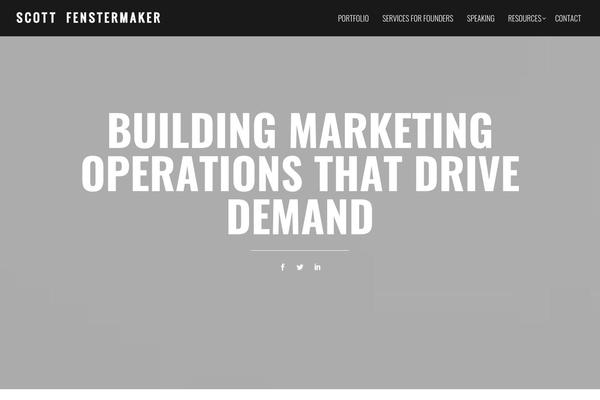 scottfenstermaker.com site used Themechild