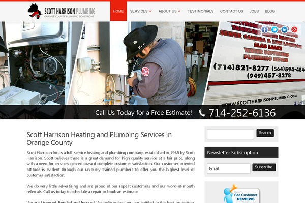 scottharrisonplumbing.com site used Scottharrisonplumbing