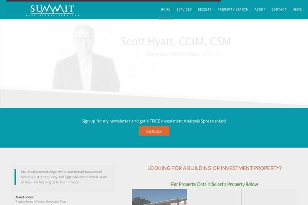 Enfold theme site design template sample