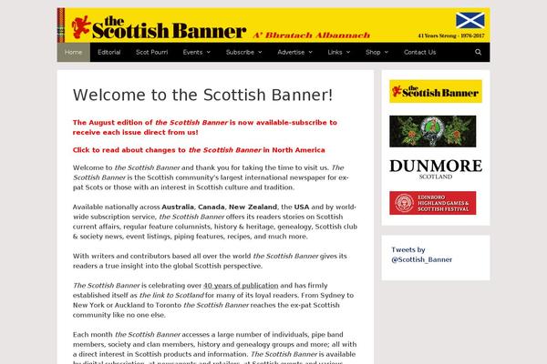 WordPress website example screenshot