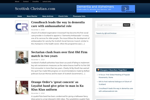 scottishchristian.com site used Aad