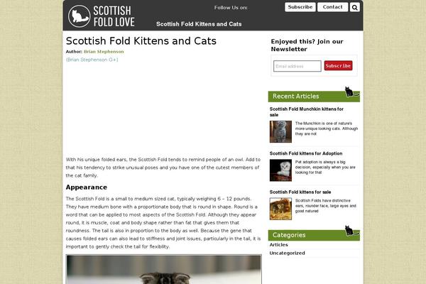 scottishfoldlove.com site used Scottish-cat