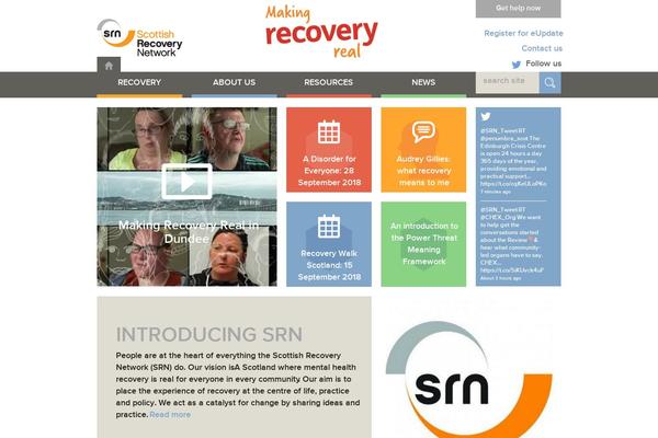 scottishrecovery.net site used Srn