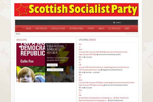 scottishsocialistparty.org site used Sydney