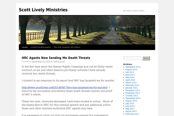 WordPress website example screenshot