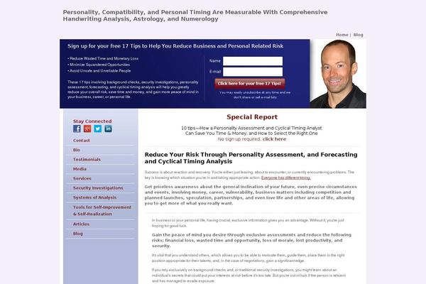 WordPress website example screenshot