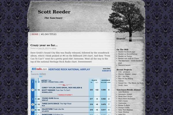 scottreeder.com site used Rustic