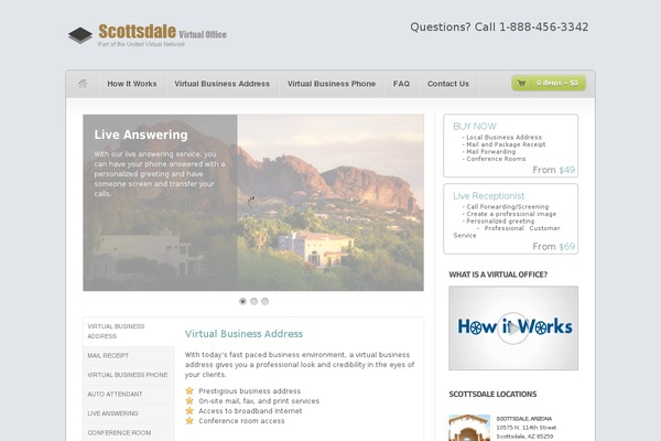 scottsdalevirtualoffice.com site used Woostore